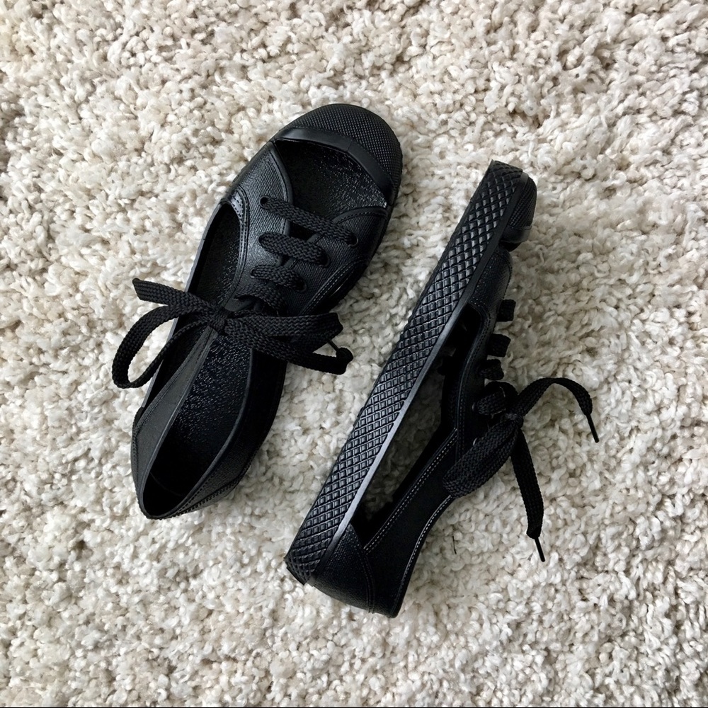 ✨NEW KENZO Jelly Rubber Sneakers 36 6 Black